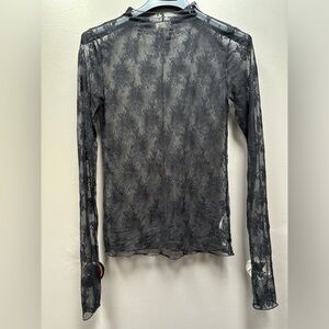 Free People Lady Lux Intimately mesh floral top